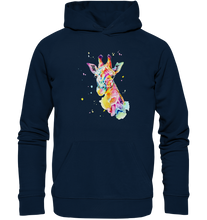 Lade das Bild in den Galerie-Viewer, Bunte Giraffe - Organic Hoodie
