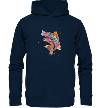 Lade das Bild in den Galerie-Viewer, Buntes Chamäleon  - Organic Hoodie
