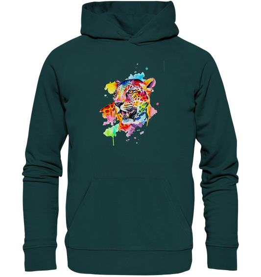 Bunter Leopard  - Organic Hoodie