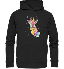 Lade das Bild in den Galerie-Viewer, Bunte Giraffe - Organic Hoodie
