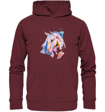 Lade das Bild in den Galerie-Viewer, Buntes Pferd - Organic Hoodie
