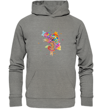 Lade das Bild in den Galerie-Viewer, Buntes Chamäleon  - Organic Hoodie
