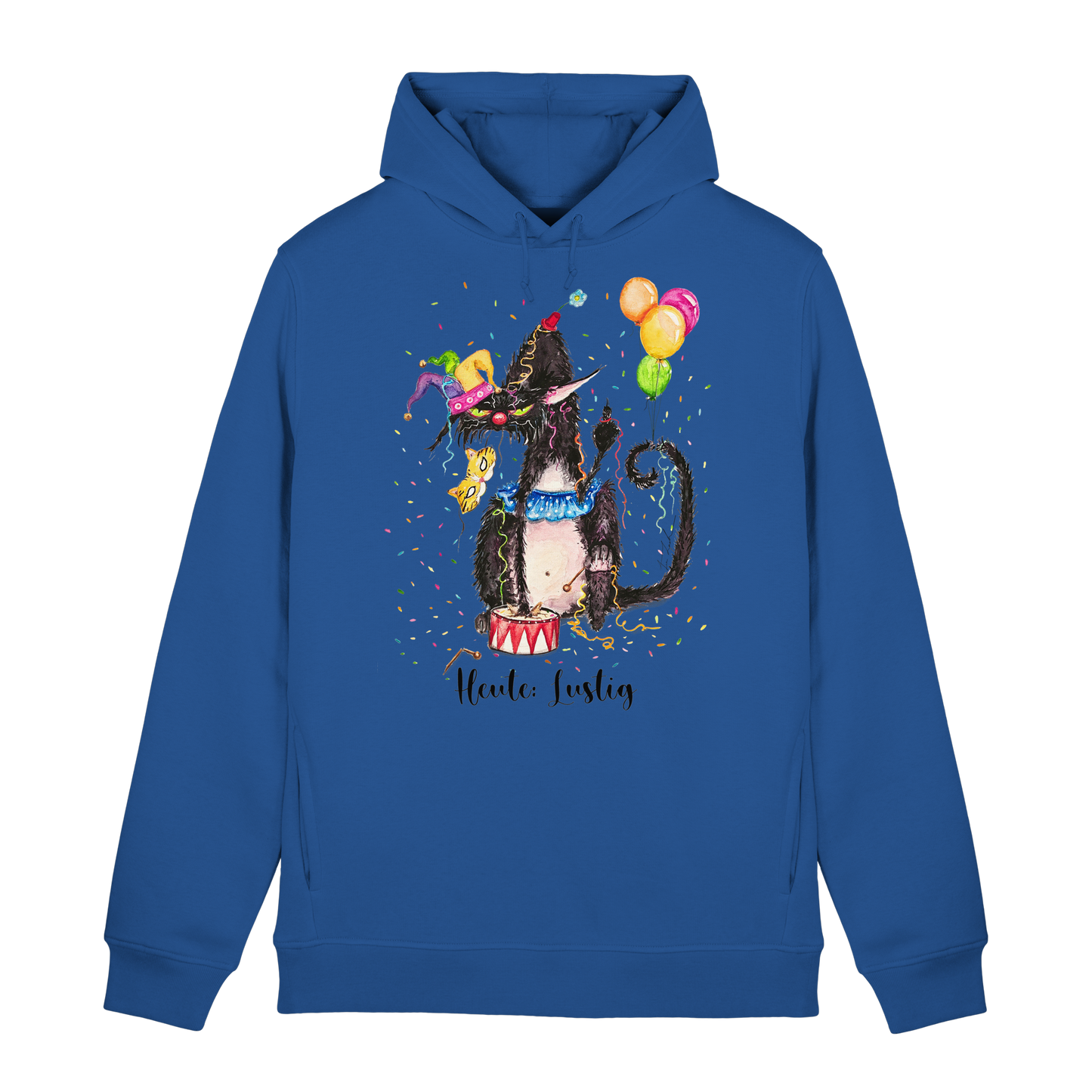 Lustige F*U-Cat  - Organic Hoodie B&C