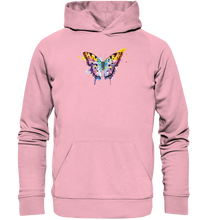 Lade das Bild in den Galerie-Viewer, Bunter Schmetterling - Organic Hoodie
