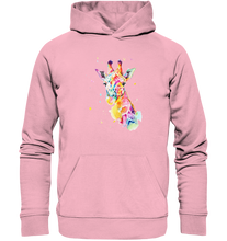 Lade das Bild in den Galerie-Viewer, Bunte Giraffe - Organic Hoodie
