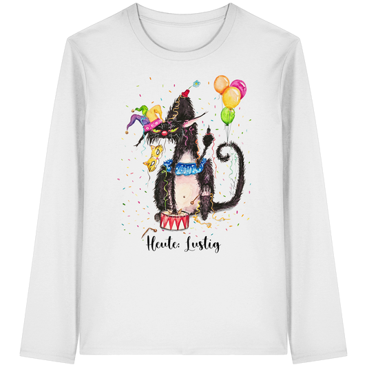 Lustige F*U-Cat  - Organic Longsleeve T-Shirt