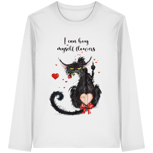 Feministische Valentins - F**U-Cat  - Organic Longsleeve T-Shirt