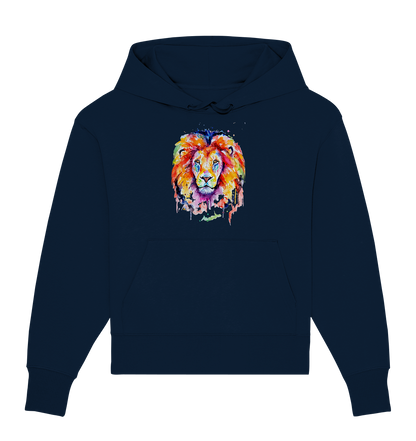 Bunter Löwe - Organic Oversize Hoodie