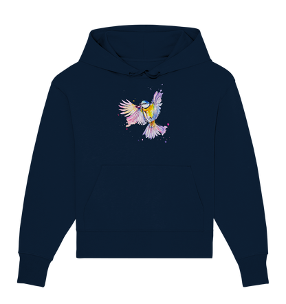 Motiv Blaumeise - Organic Oversize Hoodie