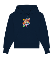Lade das Bild in den Galerie-Viewer, Bunter Leopard  - Organic Oversize Hoodie
