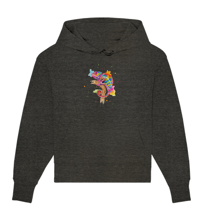 Buntes Chamäleon  - Organic Oversize Hoodie