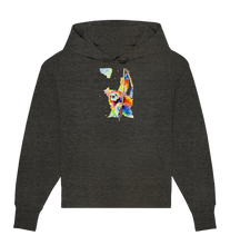 Lade das Bild in den Galerie-Viewer, Buntes Faultier - Organic Oversize Hoodie
