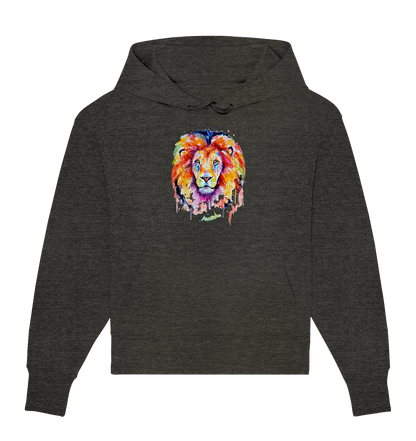 Bunter Löwe - Organic Oversize Hoodie