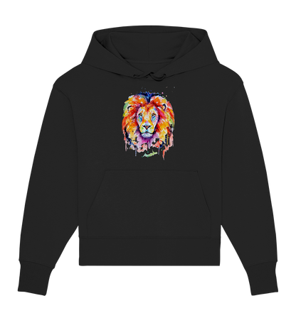 Bunter Löwe - Organic Oversize Hoodie