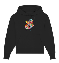Lade das Bild in den Galerie-Viewer, Bunter Leopard  - Organic Oversize Hoodie

