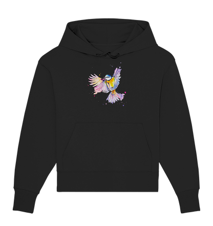 Motiv Blaumeise - Organic Oversize Hoodie