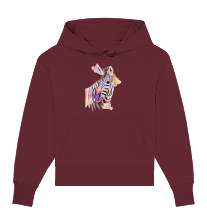 Buntes Zebra - Organic Oversize Hoodie