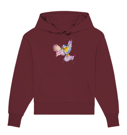 Motiv Blaumeise - Organic Oversize Hoodie