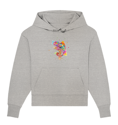 Buntes Chamäleon  - Organic Oversize Hoodie