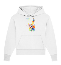 Lade das Bild in den Galerie-Viewer, Buntes Faultier - Organic Oversize Hoodie
