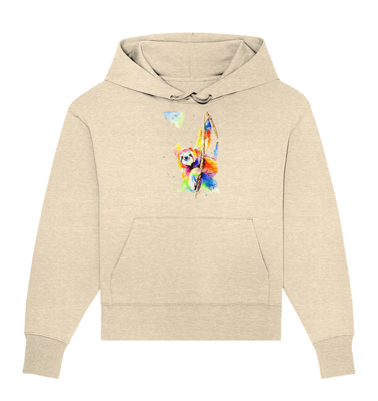 Buntes Faultier - Organic Oversize Hoodie