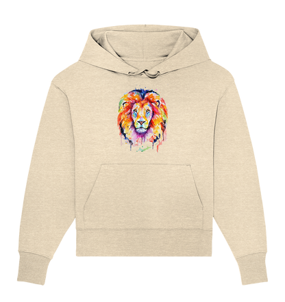 Bunter Löwe - Organic Oversize Hoodie