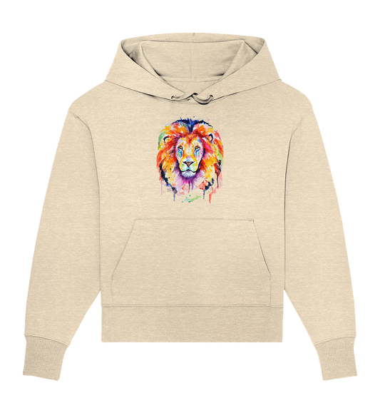 Bunter Löwe - Organic Oversize Hoodie