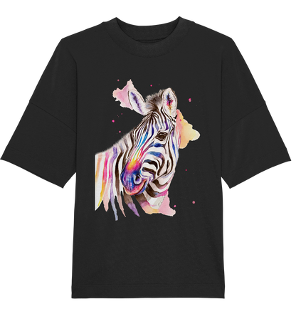 Buntes Zebra - Organic Oversize Shirt