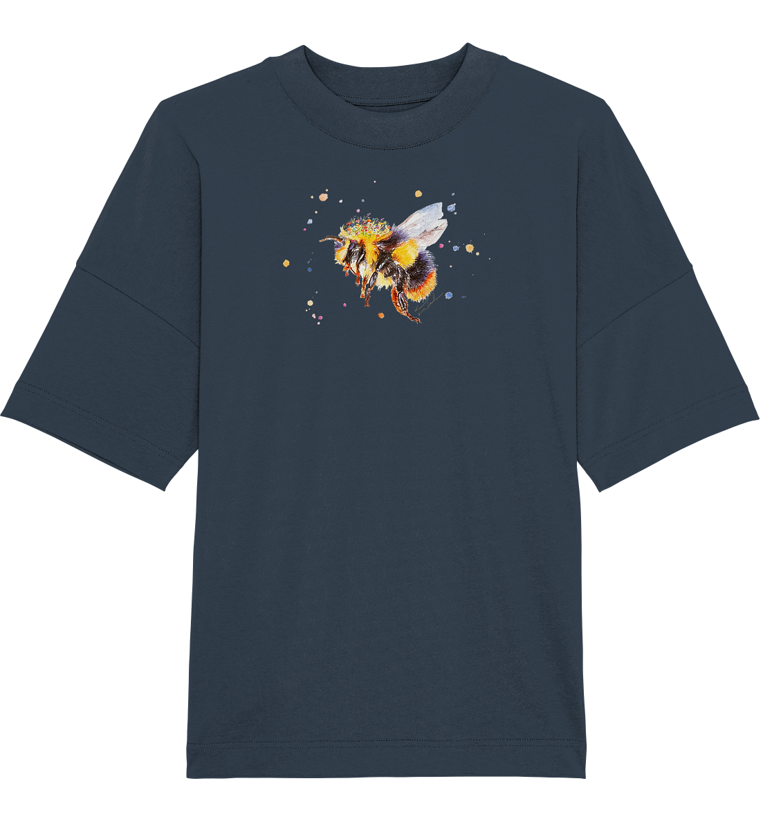 Blumenbiene - Organic Oversize Shirt
