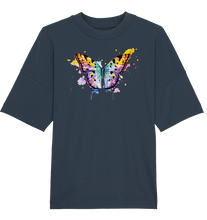 Lade das Bild in den Galerie-Viewer, Bunter Schmetterling - Organic Oversize Shirt
