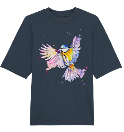 Motiv Blaumeise - Organic Oversize Shirt
