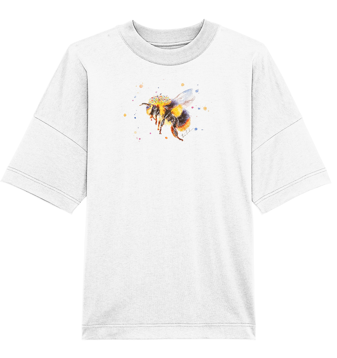 Blumenbiene - Organic Oversize Shirt