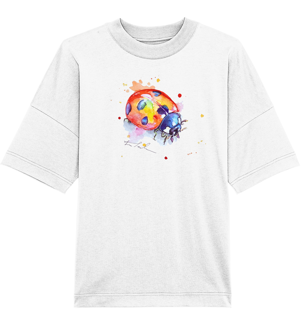 Bunter Marienkäfer - Organic Oversize Shirt