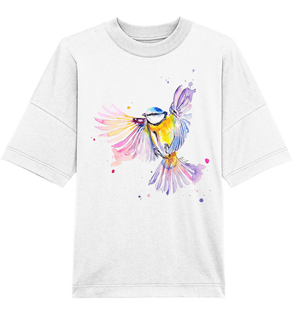 Motiv Blaumeise - Organic Oversize Shirt
