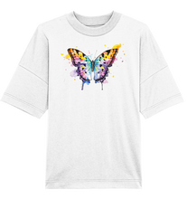 Lade das Bild in den Galerie-Viewer, Bunter Schmetterling - Organic Oversize Shirt
