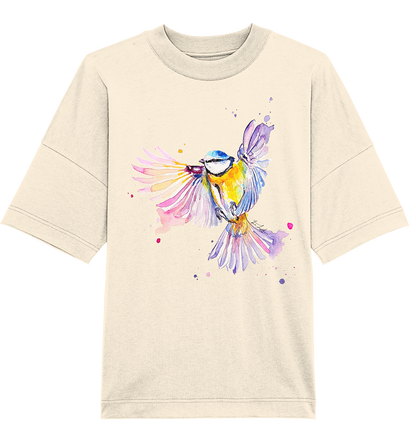 Motiv Blaumeise - Organic Oversize Shirt