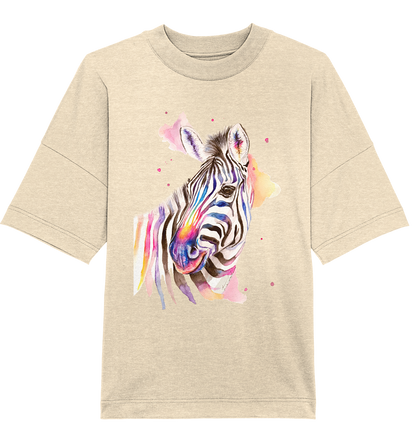Buntes Zebra - Organic Oversize Shirt