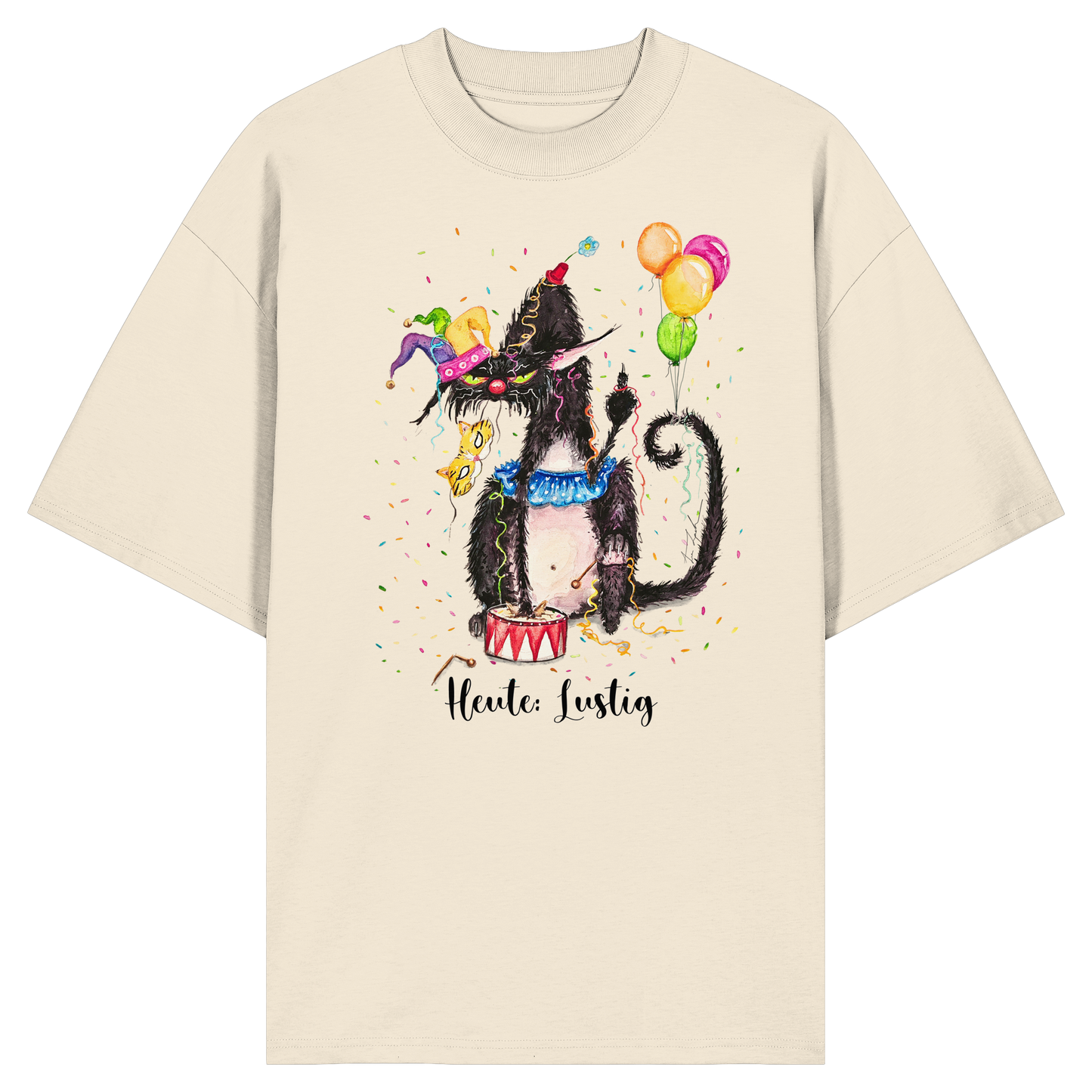 Lustige F*U-Cat  - Organic Oversize Shirt