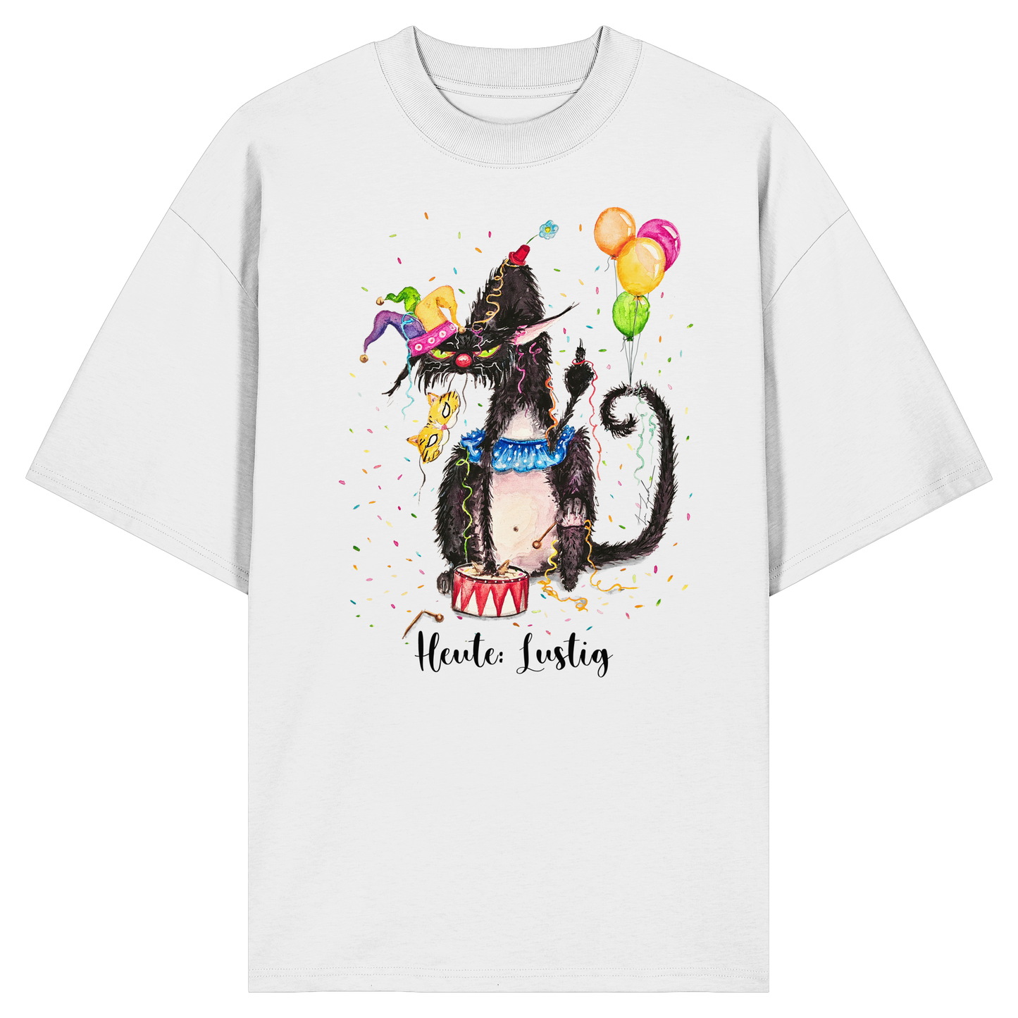 Lustige F*U-Cat  - Organic Oversize Shirt
