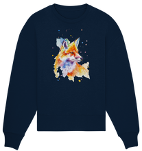 Lade das Bild in den Galerie-Viewer, Bunter Fuchs - Organic Oversize Sweatshirt
