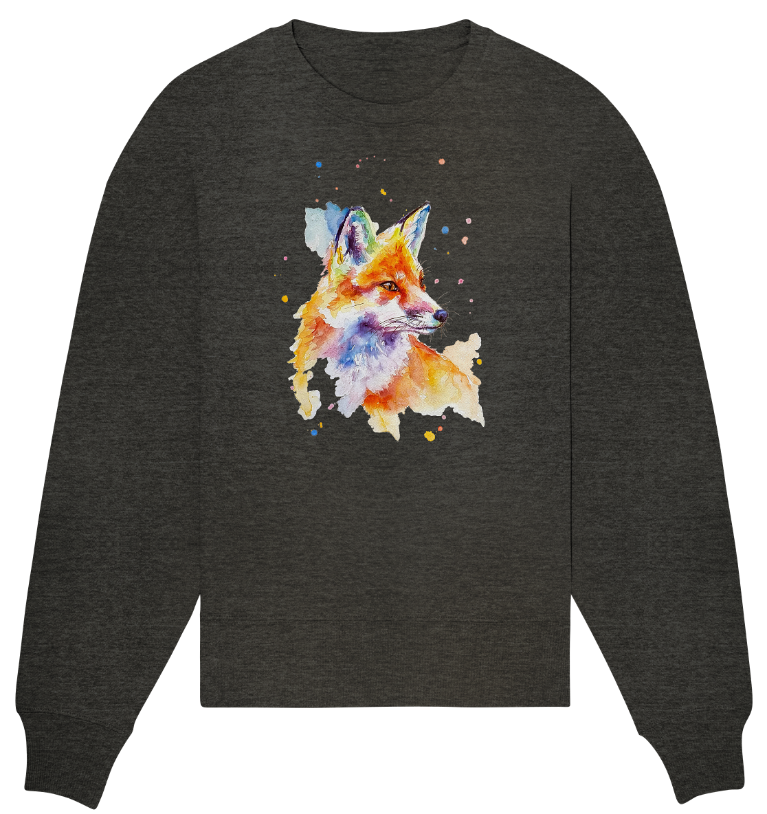 Bunter Fuchs - Organic Oversize Sweatshirt