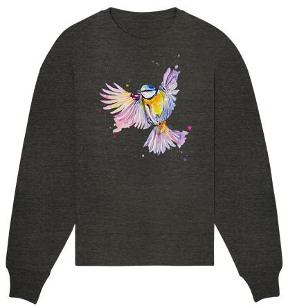 Motiv Blaumeise - Organic Oversize Sweatshirt