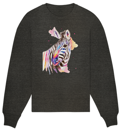Buntes Zebra - Organic Oversize Sweatshirt