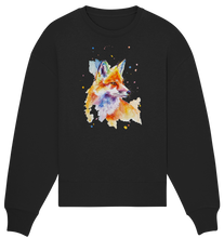 Lade das Bild in den Galerie-Viewer, Bunter Fuchs - Organic Oversize Sweatshirt
