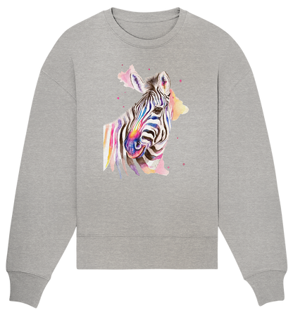 Buntes Zebra - Organic Oversize Sweatshirt