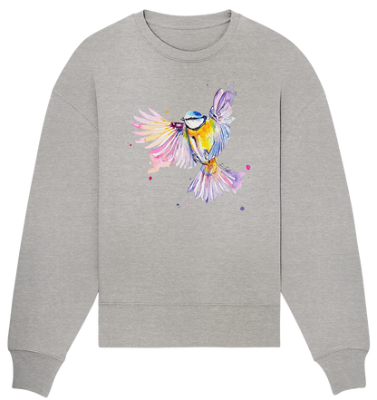 Motiv Blaumeise - Organic Oversize Sweatshirt