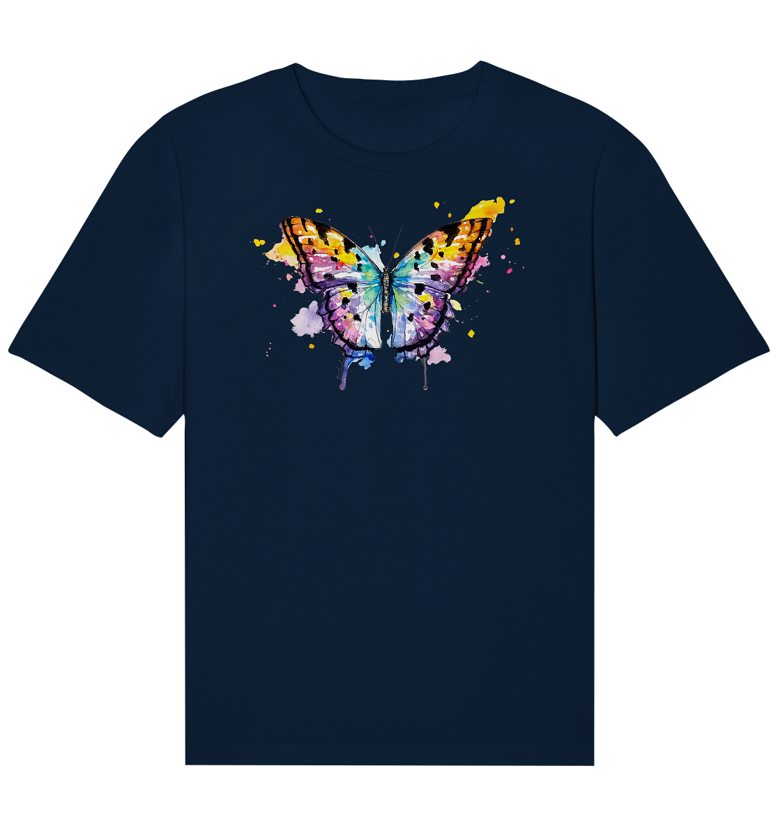 Bunter Schmetterling - Organic Relaxed Shirt