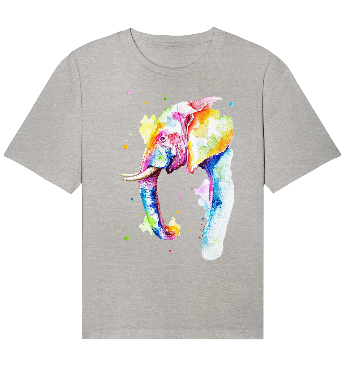 Bunter Elefant - Organic Relaxed Shirt