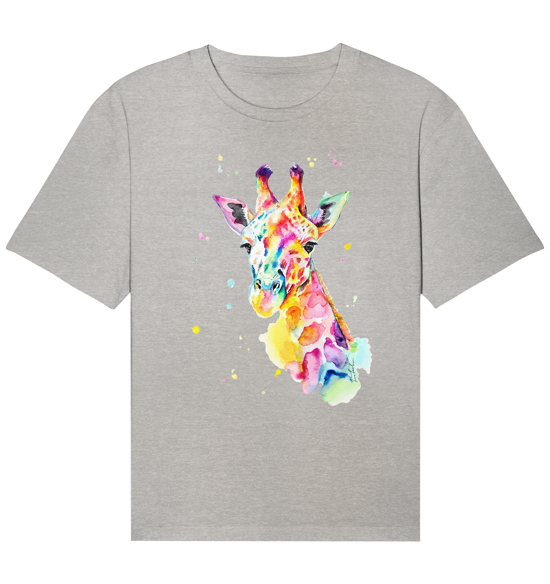 Bunte Giraffe - Organic Relaxed Shirt