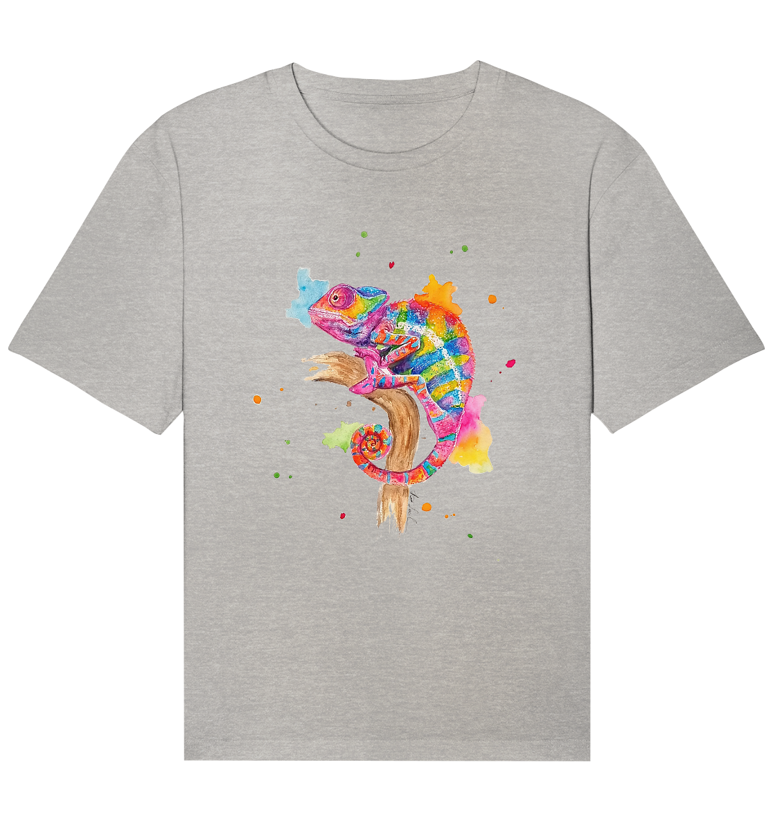Buntes Chamäleon  - Organic Relaxed Shirt